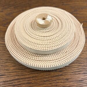 Vintage Ivory Bra Strap Elastic Lot Of 7, 15 Yards 0.5" Wide